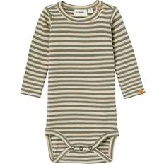 Grün Bodys Lil'Atelier Gago LS Body - Fog (13225509)