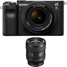 Mirrorless Cameras Sony Alpha 7C + FE 28-60mm F/4-5.6 + FE 24mm F/1.4 GM