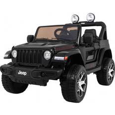 Metall Elbiler Jeep Wrangler Rubicon Black 12V