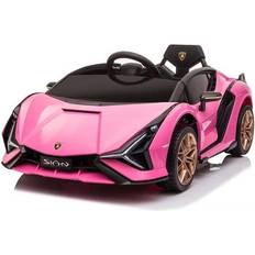 Metall Kjøretøy Azeno Lamborghini Sian Pink 12V