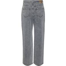 Vero Moda Tessa High Rise Wide Fit Jeans - Grijs/Medium Grey Denim