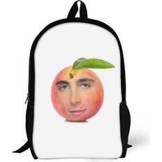Water Resistant - Women School Bags BearLad Backpacks Timothée Chalamet Peach Design 17inch School Bag