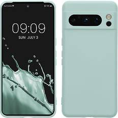 Kwmobile Slim case kompatibel mit google pixel 8 pro hülle silikon silikonhülle soft Cool Mint 8,00 cm