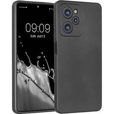 Kwmobile Handyhülle für xiaomi poco x5 pro 5g silikon case metallisch smartphone Metallic Grau 7,40 cm