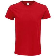 Sol's Epic Round Neck Fitted Jersey T-shirt - Red