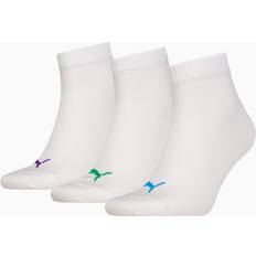 Puma Quarter Plain Socks 3-pack - White Combo