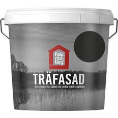 Falu Rödfärg Svart Målarfärg Falu Rödfärg TRÄFASAD Träfasadsfärg Svart 5L