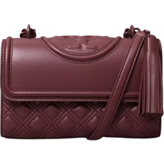 Tory Burch Red Crossbody Bags Tory Burch Small Fleming Convertible Shoulder Bag - Wine