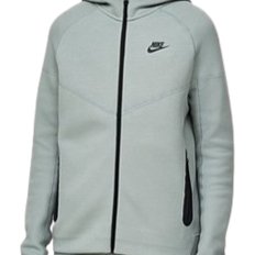 Kinderbekleidung Nike Kid's Sportswear Tech Fleece Full Zip Hoodie - Mica Green/Black