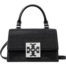 Tory Burch Nylon Crossbody Bags Tory Burch Bon Embellished Mini Bag - Black