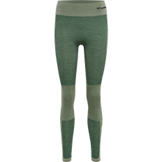 Polyamid Leggings Hummel Seamless Mid Waist Tight - Laurel