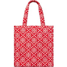 Tory Burch Cotton Totes & Shopping Bags Tory Burch T Monogram Terry Tote Bag - Strawberry