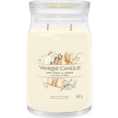 Yankee Candle Soft Wool & Amber Neutrals Bougie Parfumée 567g