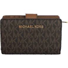 Michael Kors Wallets & Key Holders Michael Kors Medium Signature Logo Wallet - Brown