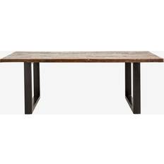 Nordal Vintage Natural/Black Spisebord 200x100cm