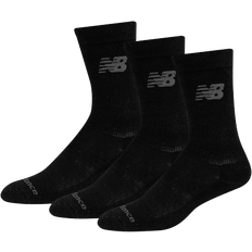 New Balance Performance Cushioned Crew Socks 3-pack - Black