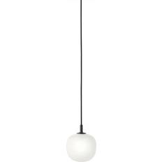 G9 25w Muuto Rime Opal/Black Pendellampa ∅ 12cm