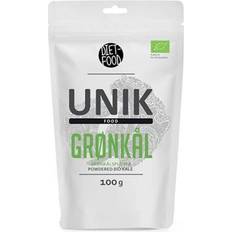 Grønkålspulver Unikfood Organic Diet-Food Kale Powder 100g 1pak