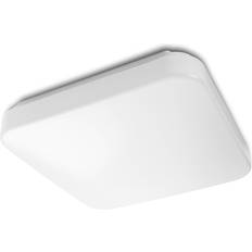 Mauve Square White Ceiling Flush Light 32.2cm