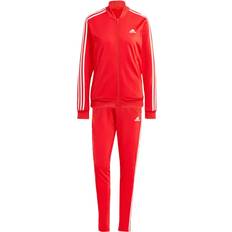 Femme - XS Combinaisons Adidas Essentials 3-Stripes Tracksuit - Better Scarlet/White