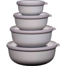 Mepal Cirqula Flat Nordic White Matlåda 4st