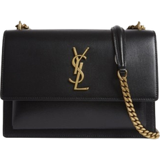 Saint Laurent Sunset Medium Crossbody Bag - Black