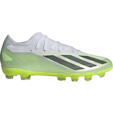 43 ½ - Dame Fotballsko Adidas X Crazyfast.2 MG - Cloud White/Core Black/Lucid Lemon