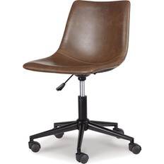 Furniture Ashley H200-01 Brown Office Chair 34.2"