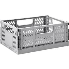 Oranje Kleine Opslagen 3 Sprouts Modern Folding Crate Medium Clay