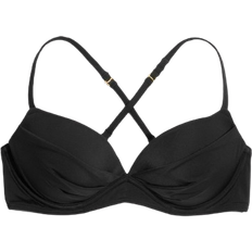 Smart & Sexy Swim Secret Convertible Push-Up Bikini Top - Black Hue