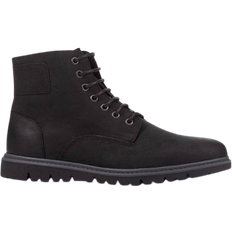 Men - Platform Ankle Boots Geox Ghiacciaio - Black