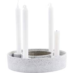 House Doctor The Ring Concrete Gray Lysestage 6cm