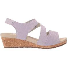 Performance Fabric Slippers & Sandals Propét Millie Wedge - Purple