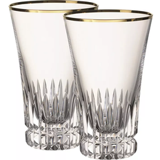 Drink Glasses Villeroy & Boch Grand Royal Gold-Tone Highball Glasses Drink Glass 10fl oz 2