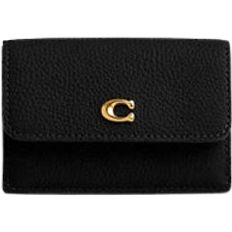 Coach Wallets & Key Holders Coach Essential Mini Trifold Wallet - Brass/Black