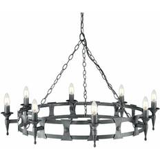 Loops ME61837329 Black/Silver Pendant Lamp 90cm