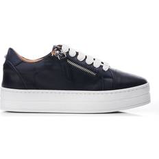 Abbiy W - Navy Leather