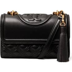 Small Fleming Convertible Shoulder Bag - Black
