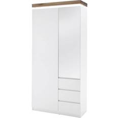 Glas Möbel Novel Romina White Kleiderschrank 91x198cm