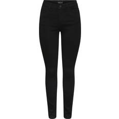 Pieces Talia MW Skinny Fit Jeans - Black