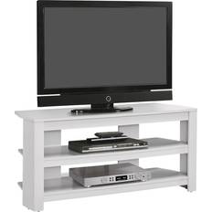 Tv stand for living room Monarch Specialties Lariat White TV Bench 42x42"