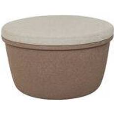 Papir Siddepuffer Paper Paste Living The Pouf Earth/Taupe Siddepuf 32cm