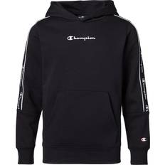 Champion Kid's Tape Insert Light Fleece Hoodie - Black Beauty (306111-KK001)