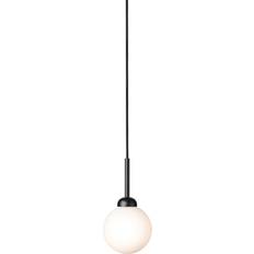 Nuura Apiales Satin Black / Opal Pendant Lamp 12cm