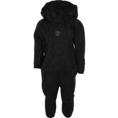 9-12M Fleeceklær Lindberg Baby Bormio Overall - Black (2150-01)