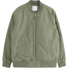 Bomberjackor - Pojkar Barnkläder Lindex Kid's Water Repellent Bomber Jacket - Dark Khaki