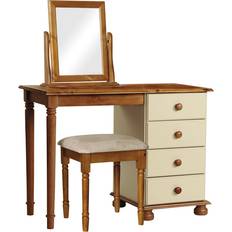 Pino Tocadores Furniture To Go Single Cream/Pine Tocador 47.5x100cm