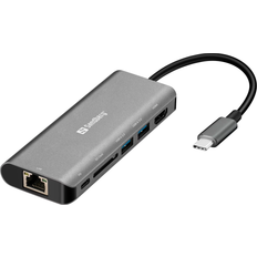 Sandberg USB-C Dock HDMI+LAN+SD+USB100W