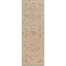 Surya Area Rug Pink, Yellow, Multicolor 30x90"