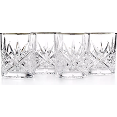 Handwash Drink Glasses Godinger Dublin Platinum Double Old Fashioned Drink Glass 8fl oz 4